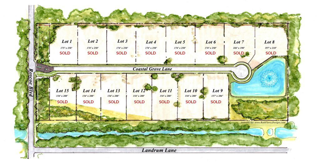 COASTAL GROVES SITEMAP